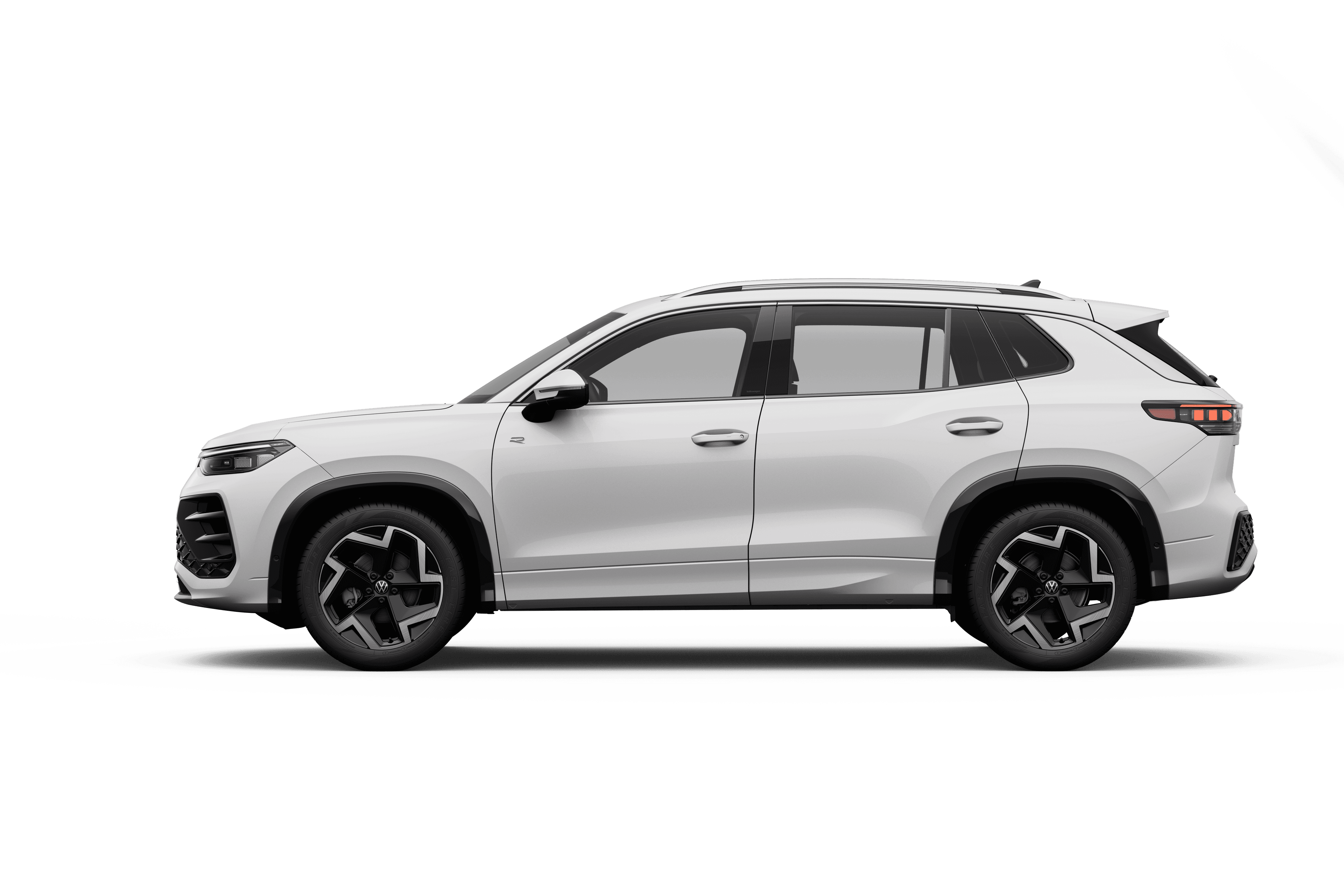 Tiguan R-Line — Branco, vista lateral