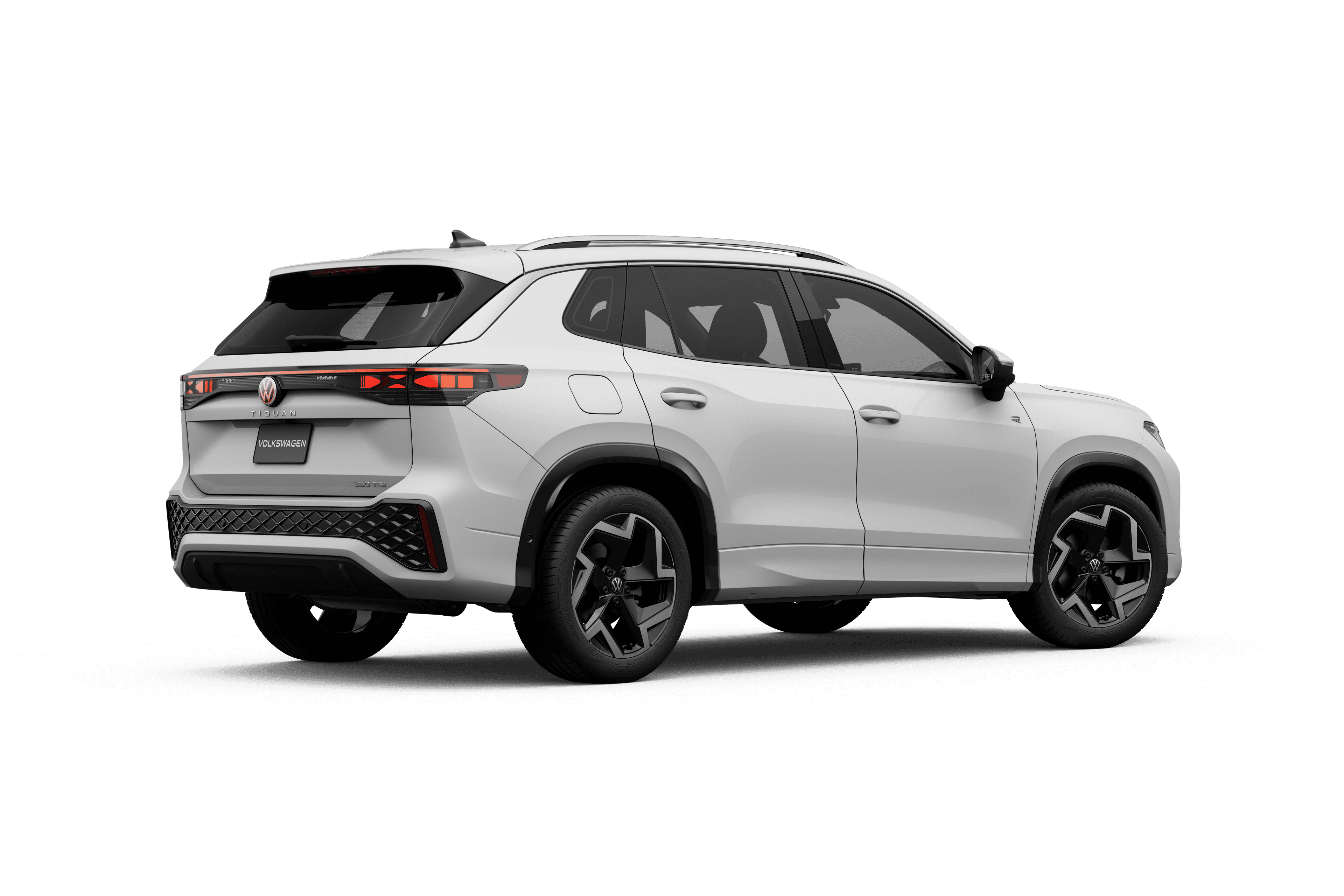 Tiguan R-Line — Branco, vista traseira