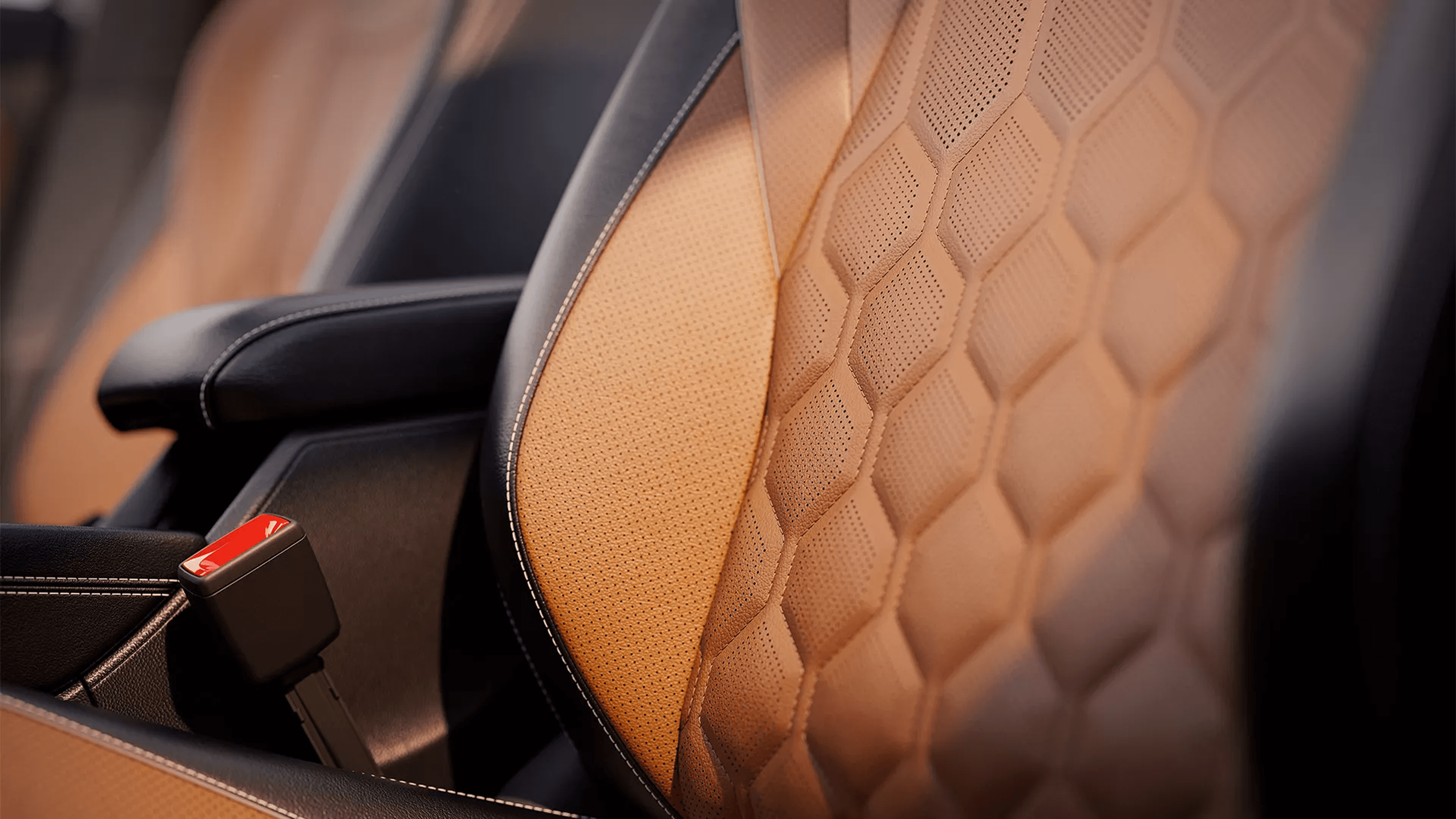 Detalhe do banco do Novo Tiguan R-Line